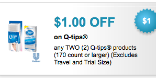 Rare $1/2 Q-tips Coupon + Walgreens Scenario