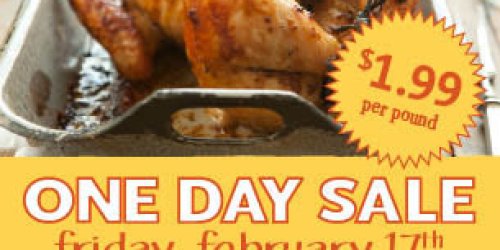 Whole Foods: Organic Whole Chickens Only $1.99/lb. (Tomorrow Only)