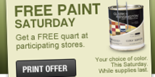 Ace Hardware: Free Quart of Paint Today Only