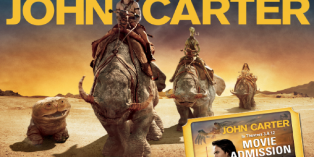 Disney Rewards: Free John Carter Movie Ticket When You Enter Magic Code