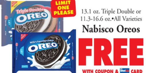 Price Chopper: FREE Nabisco Oreos (Today Only)