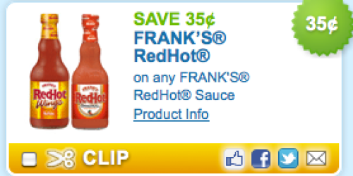 Walmart: Frank’s RedHot Sauce Only $0.63