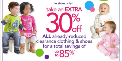 Toys R Us/Babies R Us: Up to 85% Off Clothing