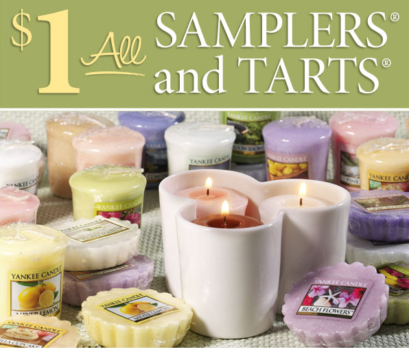 Yankee Candles Samplers & Tarts Only 1