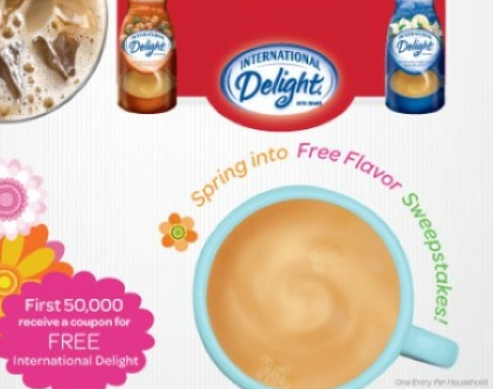 Free International Delight Coupon 1st 50,000 (Facebook)