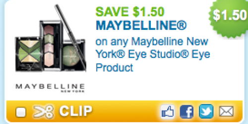 New $1.50/1 Maybelline Eye Studio Coupon + CVS Scenario (Through 3/24)