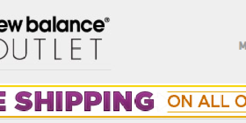 Joe’s New Balance outlet: FREE Shipping (No Minimum!)