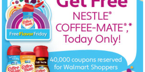 Walmart: Buy 1 Coffee-mate Creamer and Get 1 Free Coupon–1st 40,000 (New Offer!)