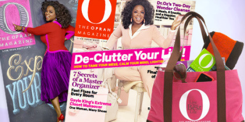 Groupon: One Year "O" Magazine Subscription AND Oprah Tote Bag for ONLY $10!