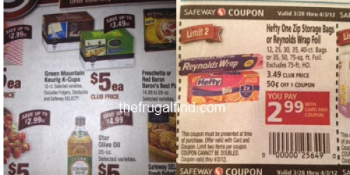 Safeway: Great Deal on K-Cups, Star Olive Oil, Glad Trash Bags + More (Friday 3/30 Only)