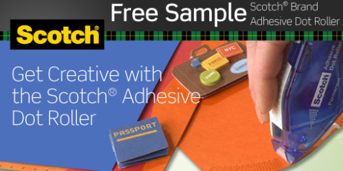 FREE Scotch Brand Adhesive Dot Roller Sample (1st 5,000!)