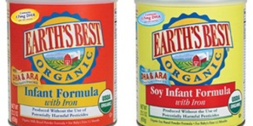 Earth’s Best Organics: FREE Infant Formula Sample