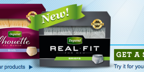 FREE Depend Real Fit or Silhouette Sample Pack
