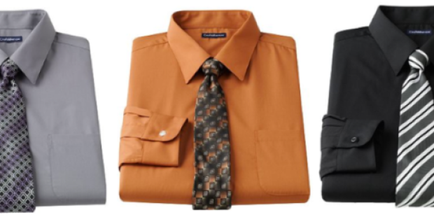 Kohl’s.com: Men’s Dress Shirt & Tie Set Only $12.99 Shipped (Regularly $50!)