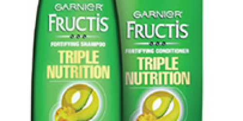 Free Garnier Fructis Triple Nutrition Shampoo & Conditioner Sample (Available Again)