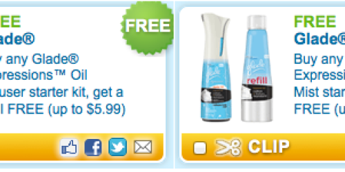 New Buy 1 Get 1 Free Glade Expressions Coupons