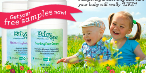 FREE Sample Packs of Baby Spa Face Cream & Body Lotion (Facebook)