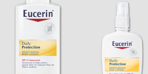 FREE Samples of Eucerin Daily Protection Moisturizing Lotion (Facebook)