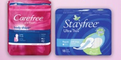 FREE Stayfree & Carefree Combo Pack Sample