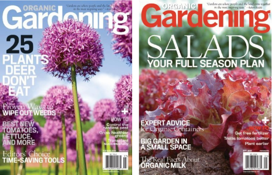 Organic Gardening Magazine Subscription Only $4.99 (89% Off Cover Price!)