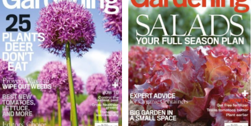 Organic Gardening Magazine Subscription Only $4.99 (89% Off Cover Price!)