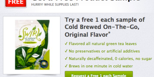 FREE Swirl Tea Sample (Facebook)