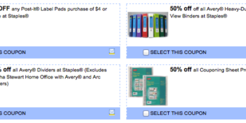 Staples Coupons: Binders, Dividers, & Coupon Sheet Protectors (Build Your Coupon Binder on the Cheap!)