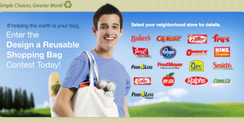 Kroger & Affiliates: FREE Reusable Grocery Bag