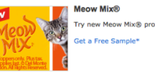 FREE Sample Cup of Meow Mix Paté Toppers + Coupon (Available Again!)