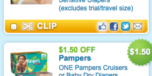 *HOT* Pampers Wipes & Diapers Coupons Reset (Plus, Pampers Wipes Only $1.22 at Walmart)