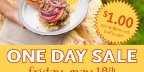 Whole Foods Market Buck-A-Burger Sale: $1 Burger Patties (May 18th)