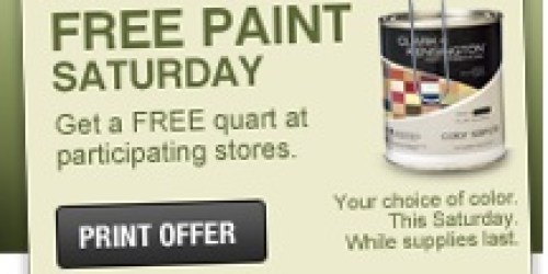 Ace Hardware: FREE Quart of Paint (8/4 Only)