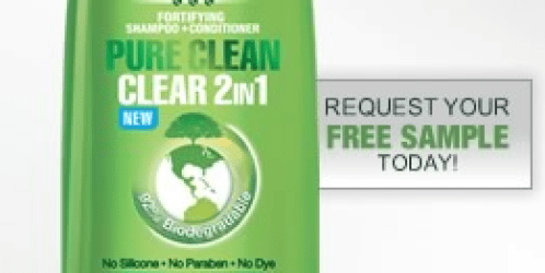 FREE Garnier Pure Clean Clear 2in1 Sample