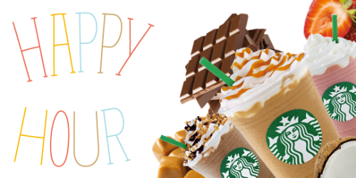 Starbucks: 50% Off Any Frappuccino Beverage from 3-5PM (Starting May 1st through May 10th)