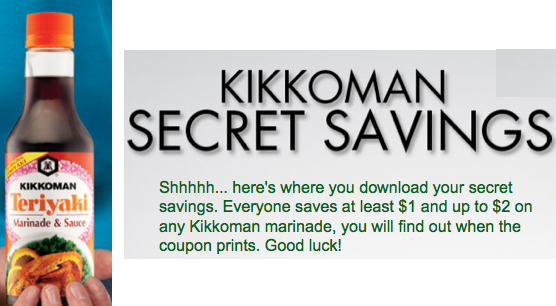 High-Value Kikkoman Marinade Coupon (Facebook)