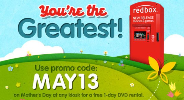 Redbox: Free Code for Mother's Day