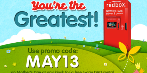 Redbox: Free Code for Mother’s Day