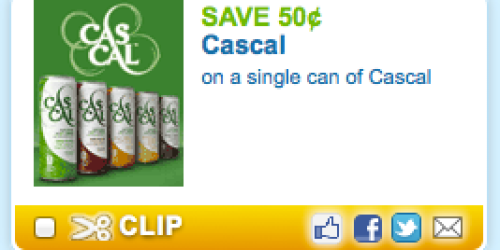 New $0.50/1 Any Can of Cascal Natural Soft Drink Coupon = Only 50¢ at Whole Foods