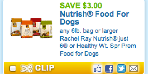 High-Value Rachel Ray Dog Food Coupon