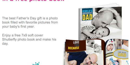 Pampers Village: Possible FREE 7×9 Soft Cover Photo Book from Shutterfly (Just Pay Shipping)