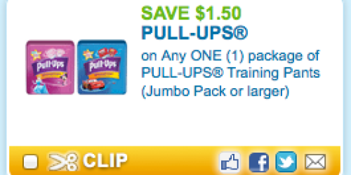 New $1.50/1 Huggies Pull-Ups Coupon + Rite Aid Scenario (Starting 5/20)