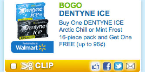 New Buy 1 Get 1 Free Dentyne Ice Coupon