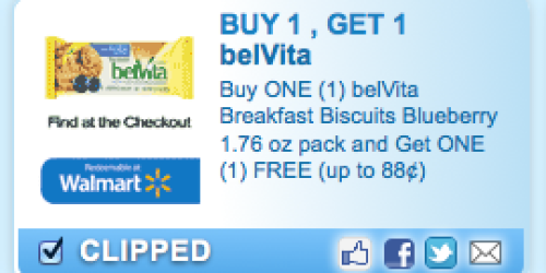 Rare Buy 1 Get 1 FREE BelVita Biscuits Coupon