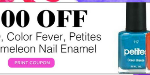 Rite Aid: $1/1 CQ, Color Fever, Petites, or Chameleon Nail Enamel Coupon (Facebook)