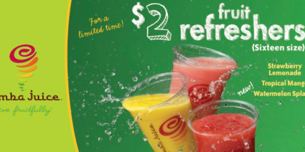 Jamba Juice: $2 Fruit Refreshers Coupon