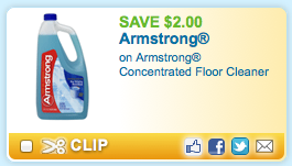 High Value 2 1 Armstrong Floor Cleaner Coupon Only 2 43 At