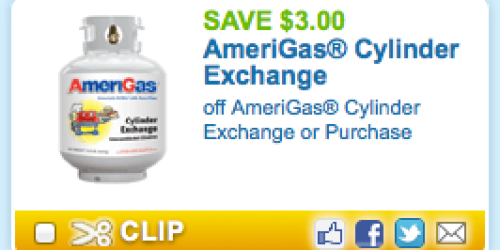 New $3/1 AmeriGas Cylinder Exchange Coupon (+ $20 Mail-In Rebate for Military)
