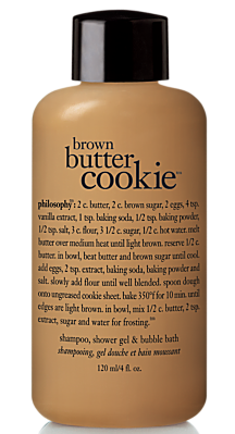 Philosophy Brown Butter Cookie Shampoo offers Shower Gel Bubble Bath