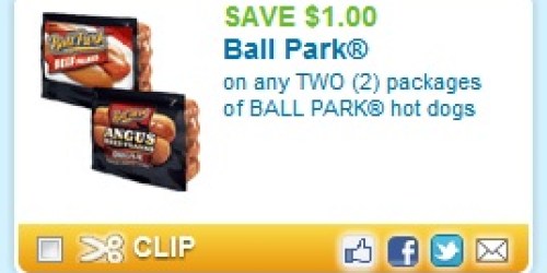 New $1/2 Ball Park Hot Dogs Coupon + Walmart and Target Scenarios