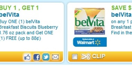 Coupons.com: BelVita Coupons (Reset?) = Great Deals at Target & Walgreens